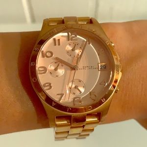 Rose gold Marc Jacobs watch